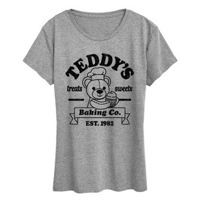 Women's - Instant Message - Teddys Baking Co Short Sleeve Graphic T-Shirt - 1 of 4