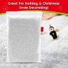 Joyfy 12 OZ Christmas Fake Snow Decoration, Xmas Artificial Snow Plastic Fake Snowflakes, Christmas Holiday Decoration Winter Displays - 3 of 4