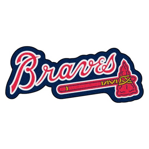 Mlb Atlanta Braves 30 X33 Tomahawk Logo Mascot Rug Target