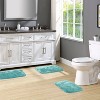 3pc Traditional Nylon Washable Bathroom Rug Set - Garland Rug - 2 of 4