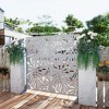 Dovelina Outdoor Metal Privacy Screen Freestanding Patio Decorative Screens - 2 of 4
