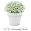 Unique Bargains Artificial Plants Gypsophila Bonsai Plastic 3.74"x3.74"x5.51" 1 Pcs - 3 of 4