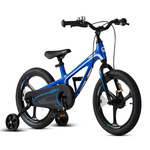 RoyalBaby Moon-5 Lightweight Magnesium Frame Kids Bike with Dual Hand Brakes, Training Wheels, Bell & Tool Kit for Boys and Girls - 1 of 4