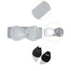 INSPIRE CHIC Women's Interlock 8-shaped Buckle Elastic Faux Leather Stretch Waist Belt 2 Pcs - 2 of 4