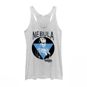 Women's Marvel Guardians of the Galaxy Vol. 2 Nebula Portrait Racerback Tank Top - 1 of 3