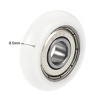 Unique Bargains Chromium Steel Sealed Low Noise Durable Ball Bearings 0.31 x 1.18 x 0.33 Inch 4 Pcs - 3 of 4