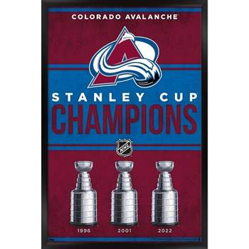 NHL Colorado Avalanche - Logo 17 Wall Poster with Push Pins, 14.725 x  22.375 