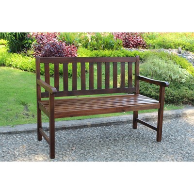 International Caravan Highland 4' Wood Patio Bench