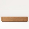 Gaoyangjiaju 86.6 Inch TV Stand for 90 Inch TV Density Board, 2 Cable Management Holes - 2 of 4