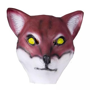 HMS Red Fox Animal Full Face Adult Costume Mask - 1 of 4