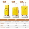 Kumasinova Premium PP Hardshell Suitcase Sets,4 Pcs Expandable Lightweight Spinner Luggage with TSA Lock,Airline-Approved,14/20/24/28" - 3 of 4