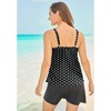 Swim 365 Women's Plus Size Longer-Length Tiered-Ruffle Tankini Top - 3 of 4