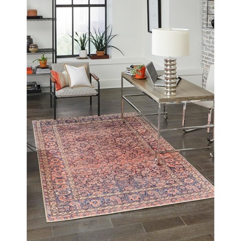 Unique Loom Timeless Levi Floral Indoor Woven Area Rug - image 1 of 4