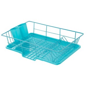 Steel 3-Piece Countertop Dish Drainer by Sweet Home Collection® - 1 of 4