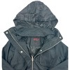 Yoki Big Girls' Lightweight Hidden Zipper Hood Trench Jackets - 4 of 4