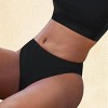 Women's Mid-Waisted High-Cut Bikini Bottoms for Effortless Beach Style - Cupshe - 2 of 4