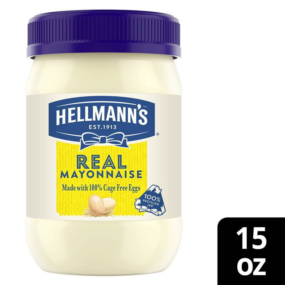 UPC 048001213388 product image for Hellmann's Mayonnaise for Delicious Sandwiches Real Mayo Rich in Omega 3-ALA 15o | upcitemdb.com