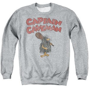 Wacky Races Captain Caveman 1 Adult Crewneck Sweatshirt - 1 of 4
