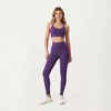 Anna-Kaci Active Women's High Waist Full Length Leggings with Smooth Stretch Fabric and Contoured Fit - 2 of 4