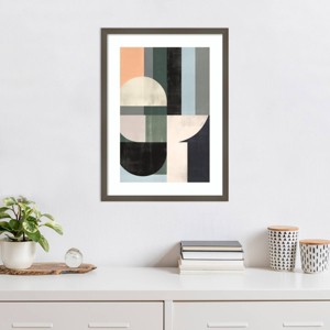 Amanti Art Sage Green Midcentury Magic II by Irena Orlov Wood Framed Wall Art Print - 1 of 4