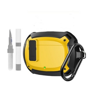 HTUTWOO Compatible With Beats Studio Buds/Buds+ Case Cover 2021/2023, Secure Lock Cool Beats Studio Buds Plus Protective Shell With Keychain - 1 of 4