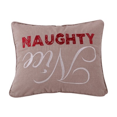 Noelle Nice Naughty Pillow - Levtex Home