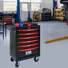 Belatt 6-Drawer Rolling Tool Chest - Lockable Mobile Cabinet, Ball-Bearing Drawers, 4 Wheels with Brakes & Steel Countertop - 3 of 4