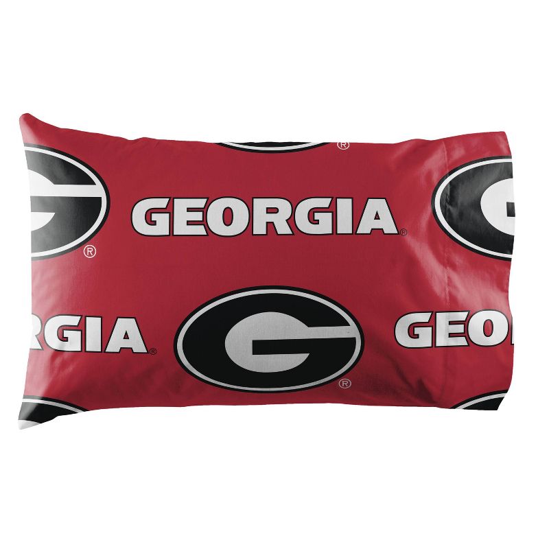 NCAA Georgia Bulldogs Rotary Bed Set, 3 of 4