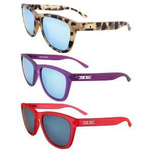 3 Pairs of Epoch Eyewear Vibe Sunglasses with Teal Mirror Lenses - 1 of 4
