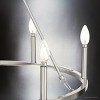Urban Ambiance Luxury Modern Farmhouse Indoor Chandelier,  24-7/8''H x 27-5/8"W x 27-5/8''D,  Brushed Nickel Finish, UHP4600 - 4 of 4