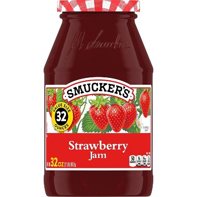 Smuckers Strawberry Jam, 32 Ounces (Pack Of 4)