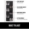 Attop Over the Door Shoe Organizer, 24 Large Breathable Mesh Pockets, Hanging Storage Holder, Holds Up to 40 lbs, for Shoes, Accessories, Black - 2 of 4