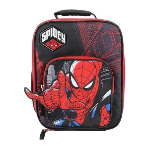 Spider-Man License Lunch Kit Casserole Carrier - Black - 1 of 4