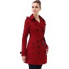 BGSD Women's Leah Hooded Mid Length Trench Coat - image 4 of 4