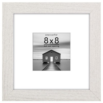 Americanflat Wide Molding Picture Frame with Mat