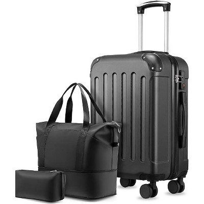 Carry On Luggage with Spinner Wheels,Lightweight Hardside Suitcase with TSA Lock,Airline Approved,Quick-Boarding