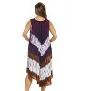 Riviera Sun Dress / Casual Summer Dresses for Women (Purple / Rust, 1X) - 2 of 2
