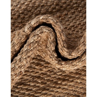 Handwoven Brown Jute Indoor Table Runner