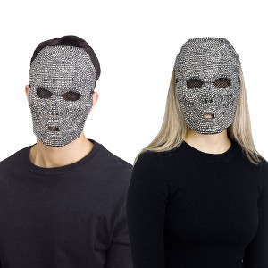 Funworld Gunpowder Bling Skull Adult Costume Mask - 1 of 3