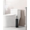Toilet Brush and Holder Set with Curved Design, 304 Stai - 3 of 4