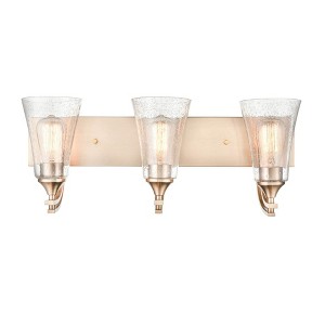 Millennium Lighting Natalie 3 - Light Vanity in  Modern Gold - 1 of 4