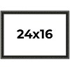 PosterPalooza | Antique Black Picture Frame - UV Acrylic, Backing Board, Hanging Hardware Included - 2 of 4