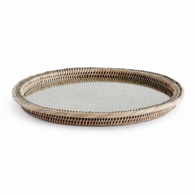 Plum & Post Burma Rattan Serving Platter