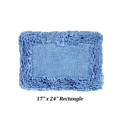 Better Trends Shaggy Border Bath Rug - Thumbnail 4