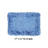 Shaggy Border Collection Bath Rug 100% Cotton Tufted Weave Ruffle Border Pattern Bathroom Rug for Machine Washable Bath Mat - 2 of 4