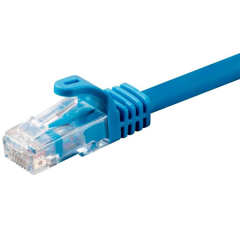 Monoprice Cat6 Ethernet Patch Cable - 25 feet - Blue | Snagless, RJ45, 550Mhz, UTP, CMP, Plenum, Pure Bare Copper Wire, 23AWG - Entegrade Series, 4 of 6