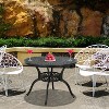 FDW Outdoor Table with Intricate Design Weather-Resistant Finish Patio Furniture - 2 of 4