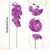 REGALWOVEN Real Touch Decor Artificial Phalaenopsis Flowers 26.4" 12 Pcs - 4 of 4
