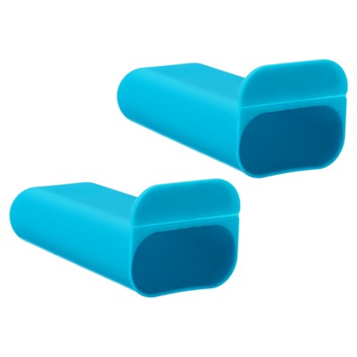 Unique Bargains Plastic Self-Adhesive Square Creative Pencil Holder 2 Pcs