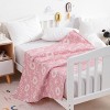 3 Layer Muslin Cotton Toddler Blanket, Super Soft and Warm Crib Blanket - NTBAY - 3 of 4
